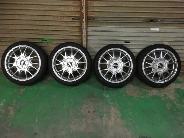 希少☆BBS RF 17インチ 7J +37 PCD100 4穴 バリ溝☆