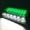 24V LED サイドマーカー ダウンライト付 グリーン 10個セット