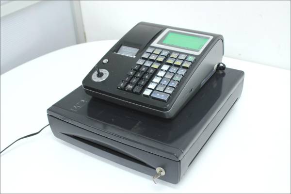 カシオ CASIO 電子レジスター TE-300 ブラック ドロア分離可 □ 【公式