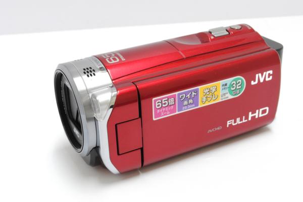 JVCKENWOOD 1D552☆JVC HDメモリームービー GZ-E565-R 32GB 本体のみ