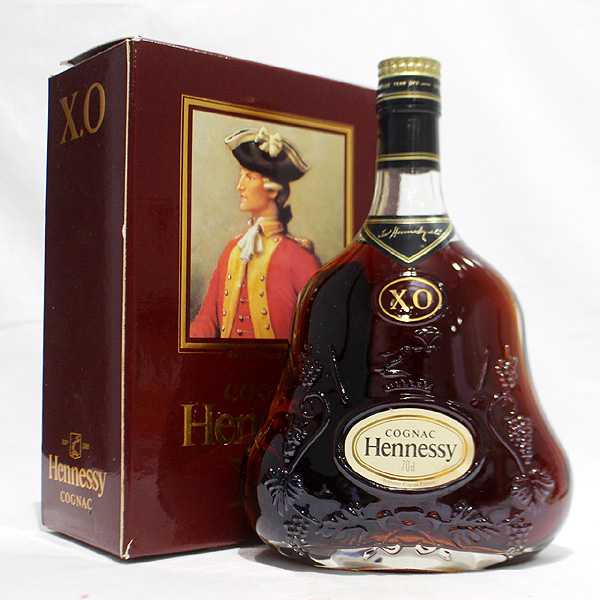 ☆古酒1円～ 箱付/Hennessy（ヘネシー） XO 旧ボトル O6I1538 ☆1円