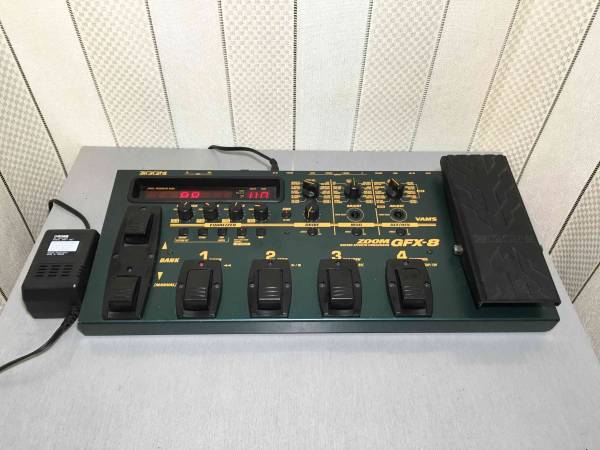 ZOOM GFX-8 動作品 社外電源アダプター付 ■922