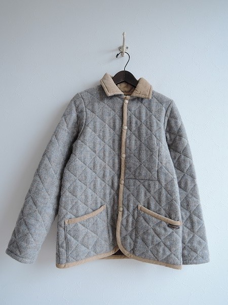 ラベンハム LAVENHAM *ウールキルティングジャケット34*中綿0916