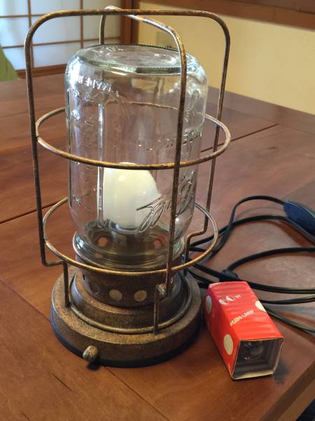 【Ball　メイソンジャー】　レトロ感満載メイソンジャーランプ