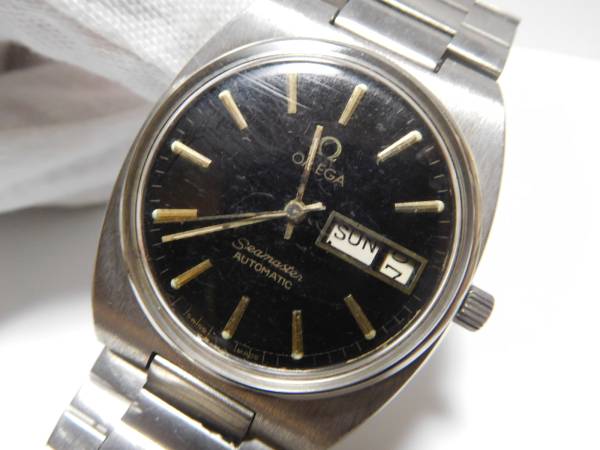 1円～used オメガ シーマスター 自動巻 カレンダー不良(L-L48)