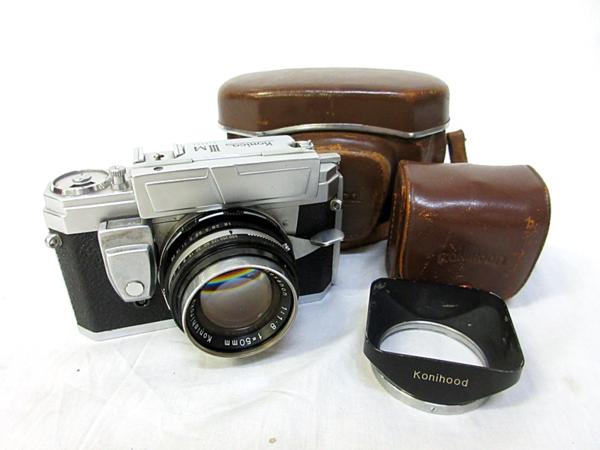 KONIKA カメラ ⅢM フィルム レンズ 1:1.8 f=50mm 27旭69