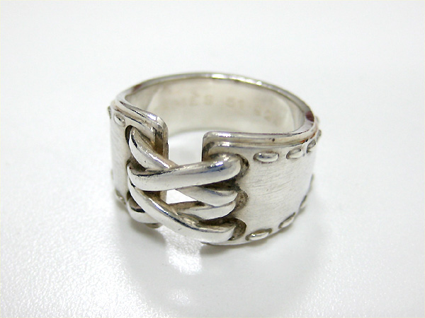[銀蔵]エルメス メキシコ リング SV925 #51 約10号 箱 1円