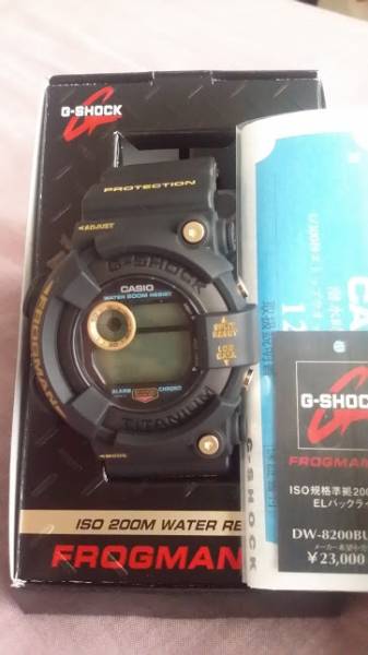 ■ 【黒金蛙】G-SHOCK DW-8200BU-9ATフロッグマン新品未使用完品