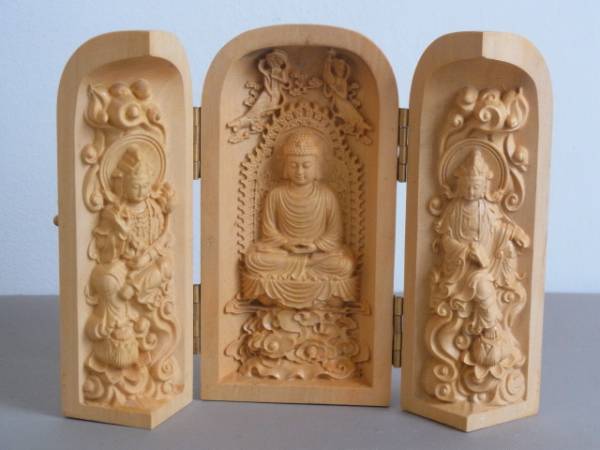 能面師／佐治清千之作 小面 木彫彩色能面 彫銘 共箱 公式通販 仏師 
