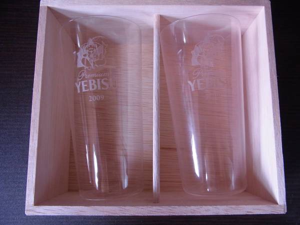 懸賞物・エビスビール・うすはりグラス２個入り