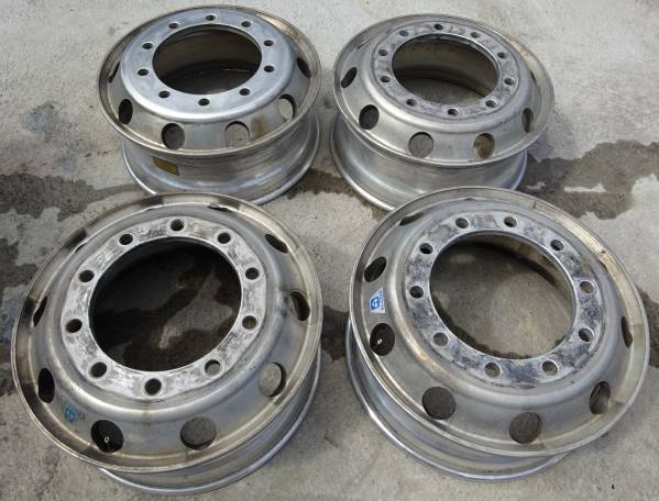 ALCOA アルミホイール 22.5×8.25 10穴 4本【1-①9/27】