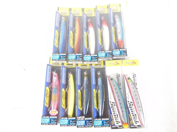 未使用 DUEL ルアー 120F 9個 セット おまけ付 人気 K2097772