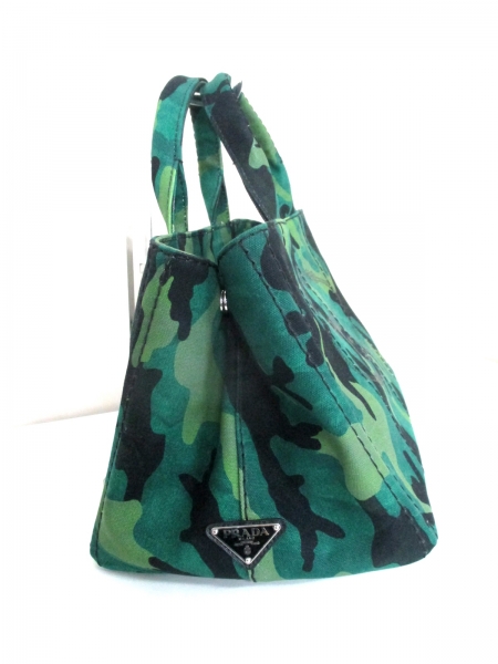 ssb-1121) PRADA プラダ カナパ 迷彩柄 トートバッグ PRADA