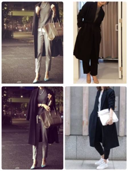 新品ユニクロ ルメールウールカシミヤローブコートブラック黒L