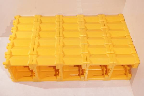 1プラレール J-14 ブロック橋脚 黄色 30個