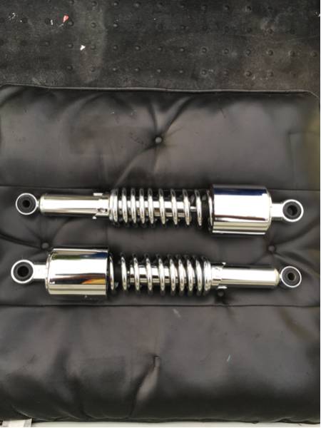 旧車typeメッキカバー付きリヤショック新品z400fxゼファー