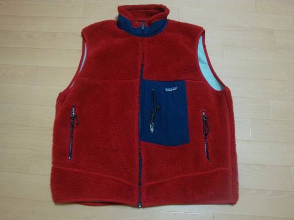 patagonia パタゴニア レトロX ベスト Retro-X USA製 赤 - ⁄ S 90年代 