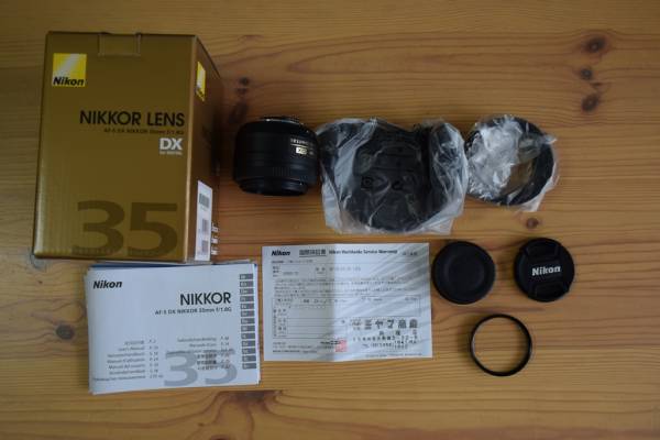 【美品】Nikon AF-S DX NIKKOR 35mm f/1.8G おまけ 新品同様！！Nikon ニコン AF-S DX NIKKOR 35mm f/1.8G おまけ付 新