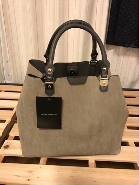 【新品】ナノユニバース nanouniverse スエード調トートバッグ