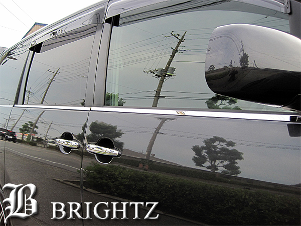 ノアAZR60/65系超鏡面クロームメッキステンレスモール8P