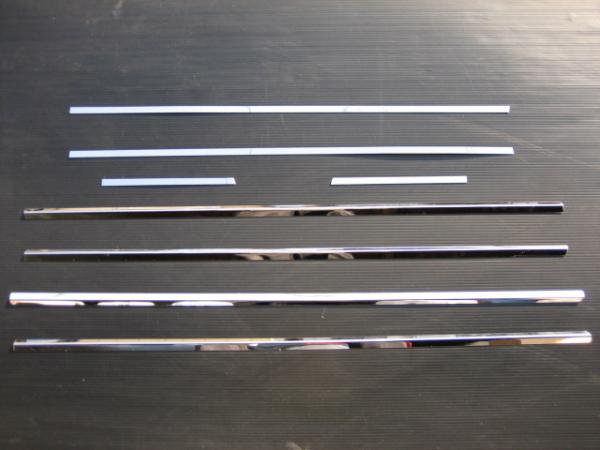 ノアAZR60/65系超鏡面クロームメッキステンレスモール8P