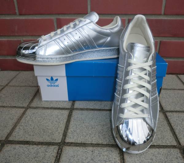 アディダス スーパースター 80s メタリック シルバー 25cm 美品