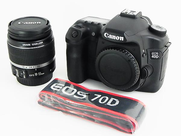 豊富な，低価 ・[V926618]Canon キヤノン EOS 40D 18-55 IS レンズキット