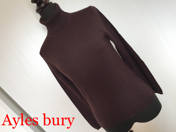 新品☆アリスバーリー＊ニット M＊上品な深茶カラー＊送料164円