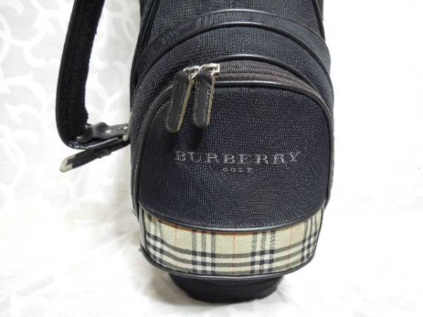 バーバリー（BURBERRY）ゴルフキャディーバッグ 黒 6分割 ⑯ 【公式通販】