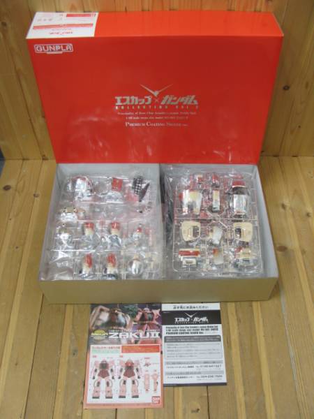 正規通販】 エスカップ×ガンダム 1/48 シャア専用ザク シルバー ks1021