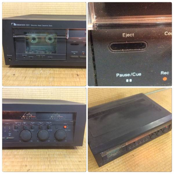 Nakamichi カセットデッキ 581『JUNK』 楽天市場】 nakamichi 581 カセットデッキ ジャンク 【公式通販】