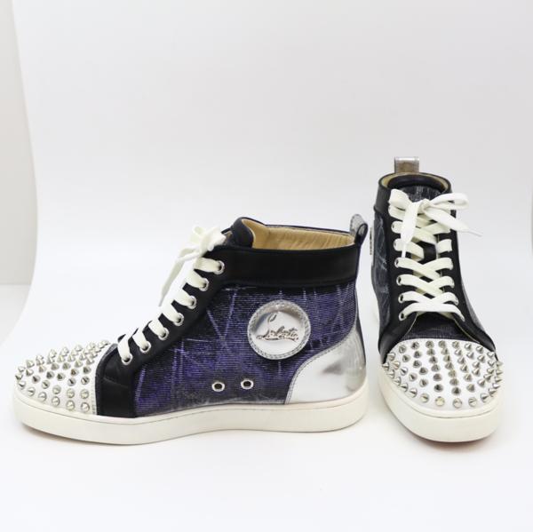 e1702 美品 クリスチャンルブタン ハイカットスニーカー Size40