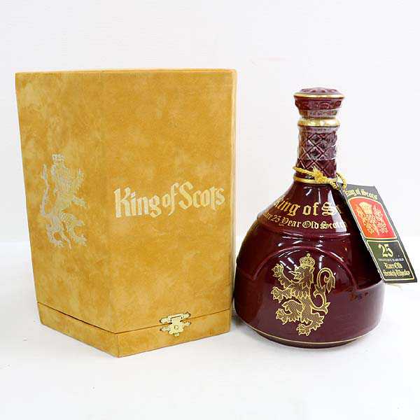 ☆古酒 箱付/KingofScots(キングオブスコッツ) 25年 ※ O6H01117
