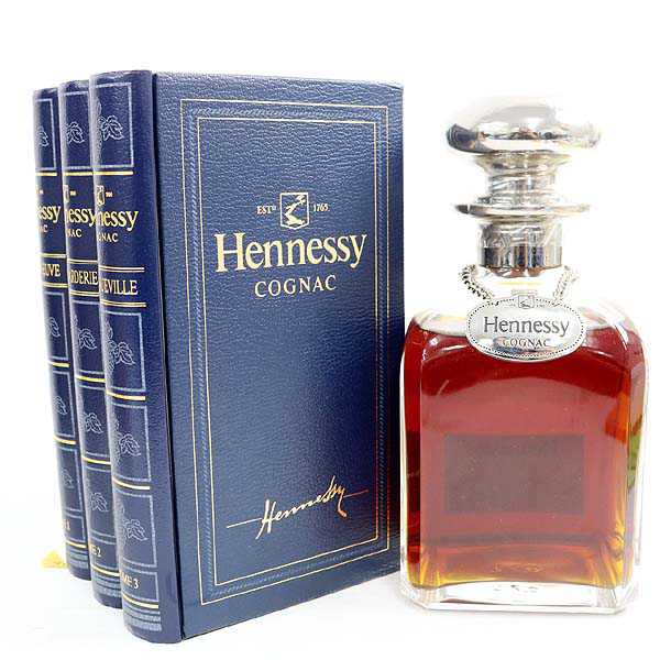 ヘネシー Hennessy ブック型 シルバートップ 青箱 公式通販 未開栓 青