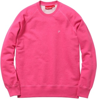 Supreme Heathred Crewneck S クルーネック スウェット Pink