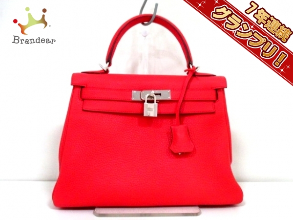 エルメス ハンドバッグ 美品 ケリー28 ブーゲンビリア HERMES