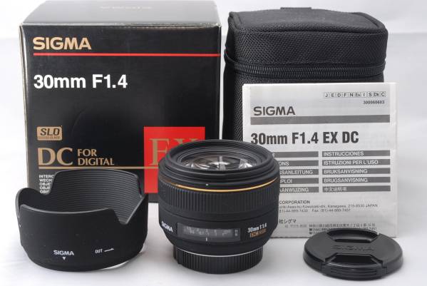 今すぐ購入して無料でゲット 極上品◇SIGMA シグマ Art 30mm F1.4 DC