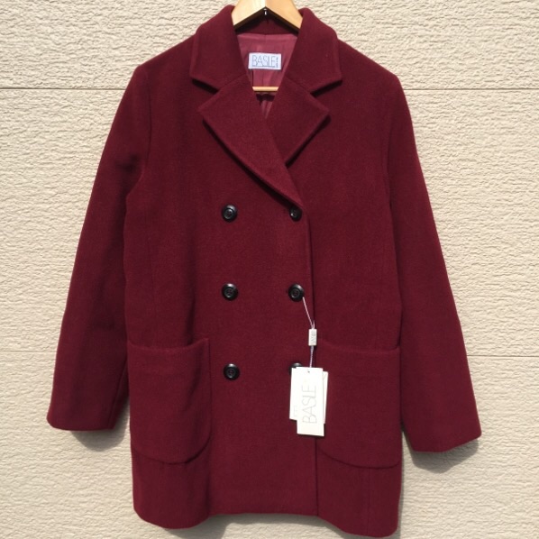 BASILE バジーレ　コート　エンジ　新品　イタリア製　42