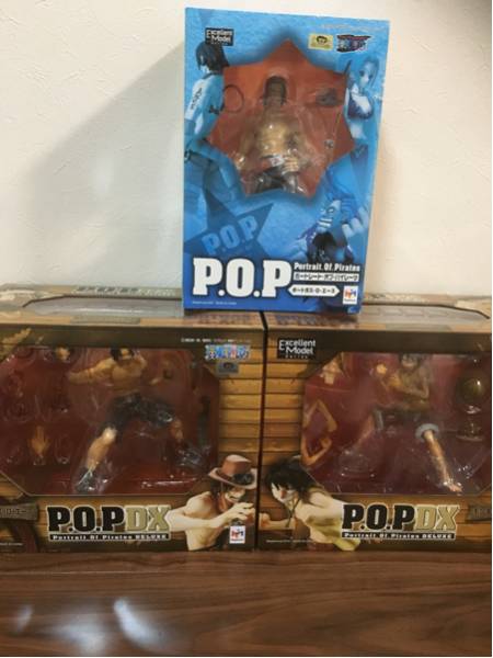 新品未開封ワンピースpopルフィとエース2体 3種セット 新 デザイン