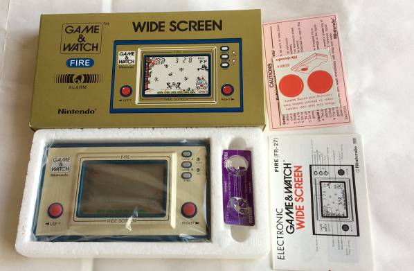 任天堂 ゲームウォッチ FIRE ファイア 作動品、使用僅か ゲーム ゲーム