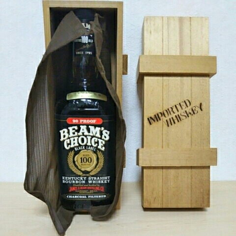 ビームス チョイス100ヶ月 バーボンウイスキー 760ml 特級　木箱