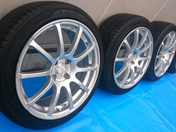 車 専用出品① ヨコハマ YOKOHAMA クロイツァーⅤ 18インチ タイヤ付き