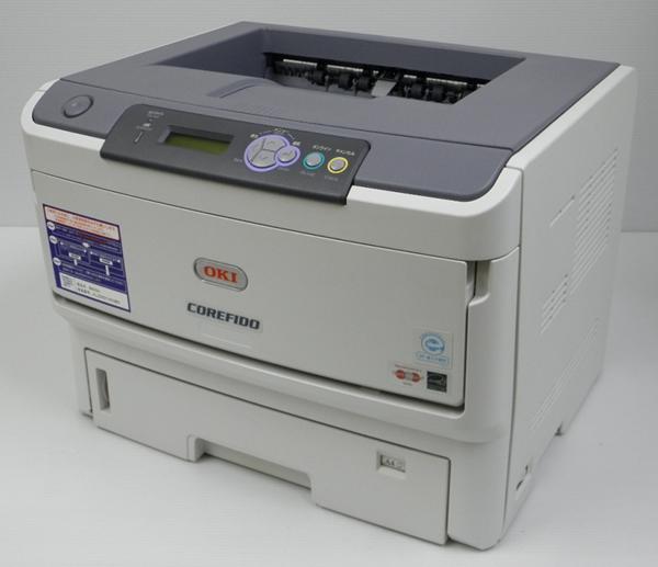 OKI - 良品 OKI B820n A3モノクロプリンター 増設トレイ付 2段給紙の