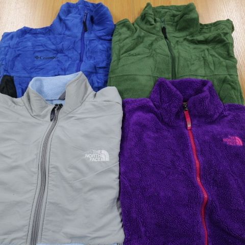 ◎NORTH FACE他 フリース(子供用 ユースXL)4枚セット まとめF13