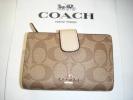 コーチ　COACH　財布　二つ折り　女性用 ブランド 新品 ラメ入り
