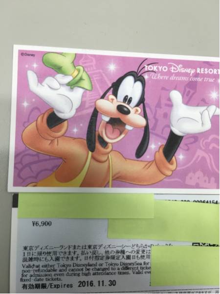 ☆ディズニー パスポート 1枚☆