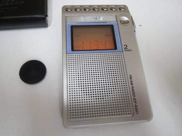 Sony ソニー ICF-R351 FM/AM PLLシンセサイザーラジオ