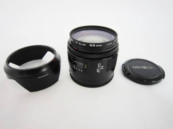 MINOLTA AF 24mm F-2.8 (22) レンズ 防湿庫保管　動作確認済