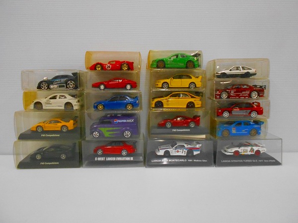 【ジャンク】ミニカー 1/64 C-WEST LANCIA 他多種