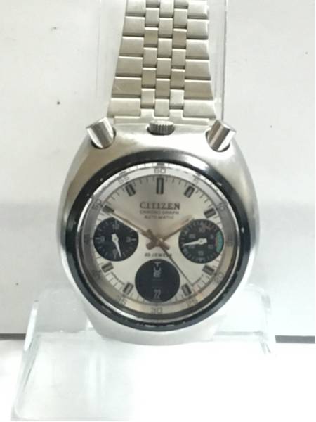 〆CITIZEN CHRONO GRAPH AUTOMATIC 23石 GN-4-5 自動巻